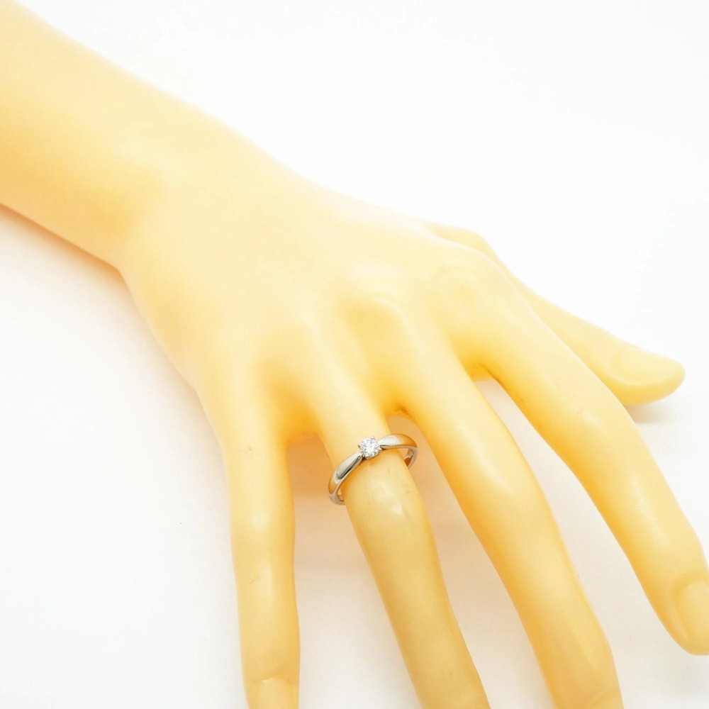 TIFFANY Silver Diamond Ring - Picture 7 of 7